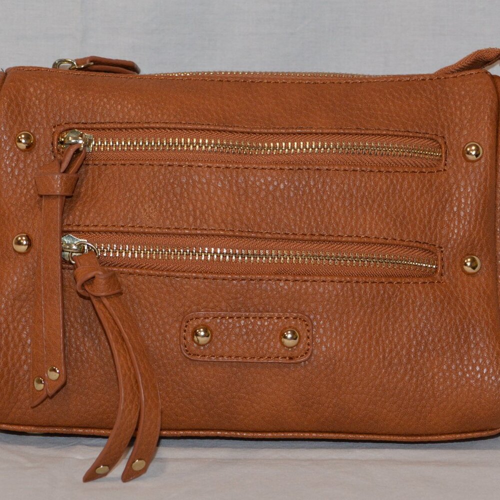 DONATED (GONE)- Brown Multi Pocket Hand Bag